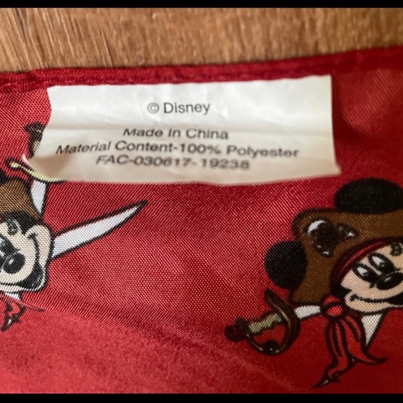 Lot of 2 Disney Cruise Line Pirates in the Caribbean Bandana - Picture 3 of 5